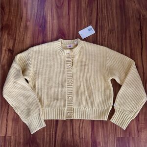 NWT Levi’s Butter Yellow Cardigan